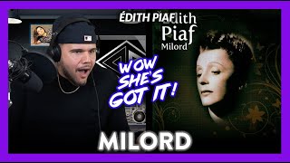 Édith Piaf Reaction Milord AMAZING  Dereck Reacts [upl. by Eitsirk572]