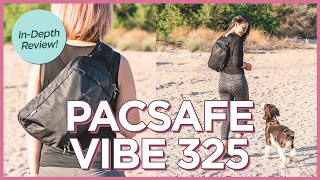 Pacsafe Vibe 325 ECONYL AntiTheft Sling Pack Review [upl. by Selinda]