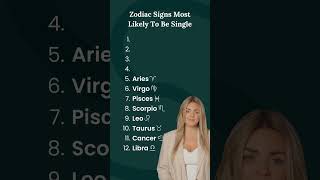 Zodiac Signs Most Likely To Be Single single singlelife zodiacsigns zodiacsign gemini [upl. by Thompson]