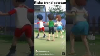 Riska dan temen trend petetan memes jedagjedug masukberanda ok [upl. by Adnolrehs]