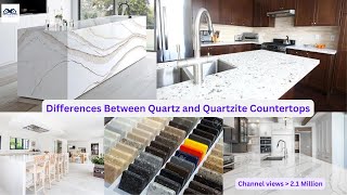 Differences Between Quartz and Quartzite Countertops  Quartz VS Quartzite [upl. by Nicolle208]