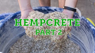 How to Make a Hempcrete Wall [upl. by Euqinotna]