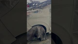 Car Fender Repainting Full Process carcare7896 carpaintingservice shorts [upl. by Arotahs]