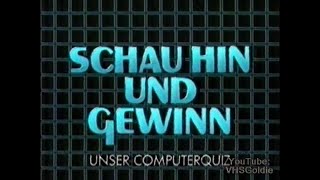 Werbeblock  1988  ORF mit SCHAU HIN UND GEWINN Computerquiz [upl. by Otreblasiul270]