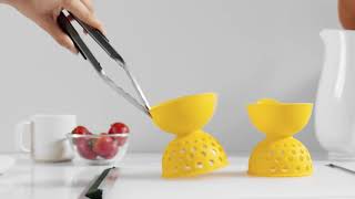 OXO Silicone Egg Poacher [upl. by Neiht901]