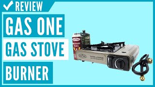 Gas ONE Propane or Butane Stove GS 3400P Dual Fuel Portable Camping and Backpacking Gas Stove Burner [upl. by Ninon]