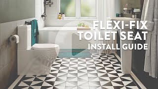 FlexiFix™ No Slip Toilet Seats  Installation Guide [upl. by Nofets990]