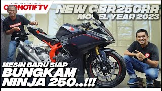 REVIEW NEW HONDA CBR250RR MESIN BARUNYA LEBIH BERTENAGA TAMPANG MOGE LOOK l Otomotif TV [upl. by Holmun]