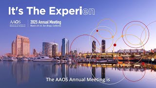 AAOS 2025 Its The Experience [upl. by Brockwell428]