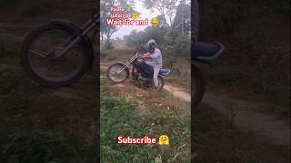 Bike off road stunt 😲😱 bhojpuri trending viralvideos rider offroad [upl. by Tulley]