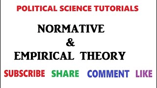 Normative amp Empirical political theory [upl. by Tjader996]