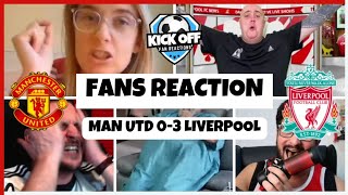 MAN UNITED FANS ANGRY REACTION TO MAN UNITED 03 LIVERPOOL  2425 PREMIER LEAGUE FAN REACTION [upl. by Perusse]