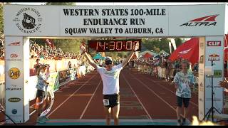 Jim Walmsley Course Record at the 2018 Western States 100 [upl. by Nollaf]