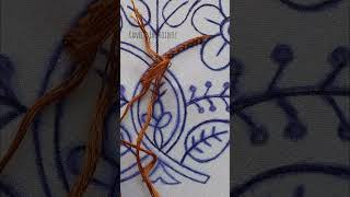 Loop Stitch Embroidery embroidery art [upl. by Neelhtac]