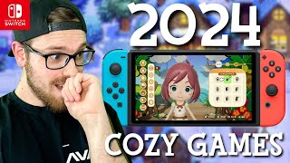 MY MOST Anticipated COZY GAMES For 2024  Nintendo Switch [upl. by Atat]