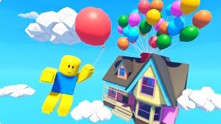 balloon popping challengeflying to balloon my house for help [upl. by Tabshey864]