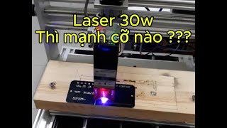 Laser Diode 30W thì mạnh cỡ nào [upl. by Middleton]