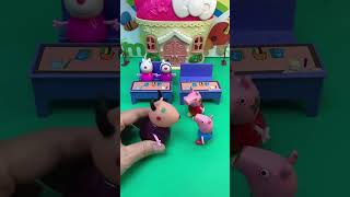 Peppa pig family 10 peppa peppapig toys viral shorts [upl. by Ranie]