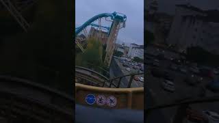 Wodan Timburcoaster Onride First Row At EuropaPark 🪵🎢🔥 [upl. by Richarda]