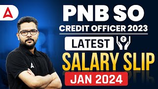 PNB SO Credit Officer 2024  Latest Salary Slip Jan 2024  By Veer Ashutosh [upl. by Eiramllij]