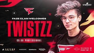 Twistzz All CSGO Career Best Moments and Highlights  Welcome to FaZe [upl. by Ainecey]