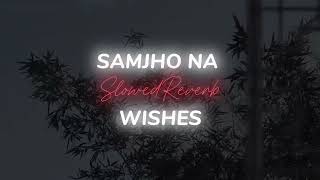 Samjho na X Wishes SlowedReverb  Official Mashup [upl. by Cote]