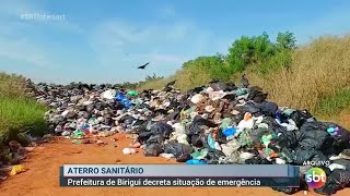 Prefeitura de Birigui decreta situação de emergência no aterro sanitário [upl. by Derwin377]