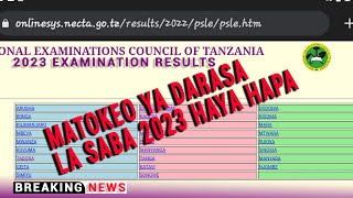 Jinsi ya kutazamakuyapata matokeo ya Darasa la Saba 2023 mikoa yote Tanzania [upl. by Cole]