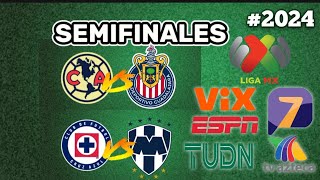 FECHAS  HORARIOS y CANALES PARA LAS SEMIFINALES LIGA MX CLAUSURA 2024 🇲🇽🔥 [upl. by Nonnac822]