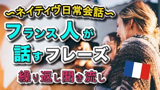 フランス人が話す日常会話から学ぶ！繰り返し聞き流し・フランス語シャドーイング ＜リスニング初級編No7＞ 80 [upl. by Menken987]