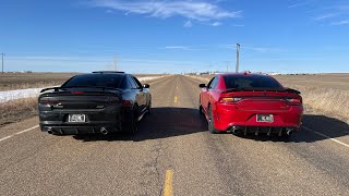 2014 SRT8 Charger 392 vs 2016 Scat pack 392 [upl. by Reinhard]