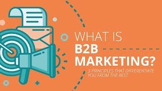 What is B2B Marketing 3 Principles That Differentiate You From The Rest [upl. by Eicyac790]