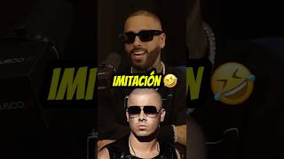 Nicky Jam cuenta que consejo que le dio Wisin y lo Imita 🤣 nickyjam wisin reggaeton trap rap [upl. by Hakim]