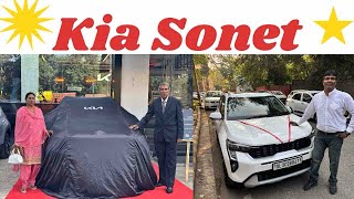 New Car  Kia Sonet HTK Optional [upl. by Ecnerwal]