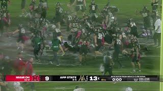 App State celebrate Cure Bowl win by sliding across the field 🤣  ESPN College Football [upl. by Nela]