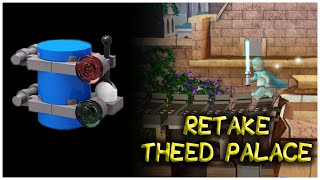 LEGO Star Wars The Complete Saga  RETAKE THEED PALACE  Blue Minikits Challenge Mode [upl. by Essirahc]