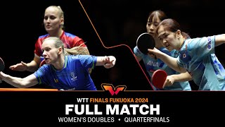 FULL MATCH  Balazova  Matelova vs Nagasaki  Kihara  WD QF  WTTFukuoka 2024 [upl. by Sasnett]