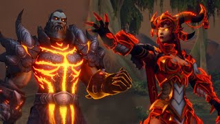 Neltharion Confronts amp Attacks Alexstrasza Cinematic [upl. by Pettit]