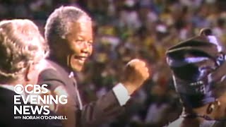 From the archives Nelson Mandelas 1990 visit to America [upl. by Fugere133]