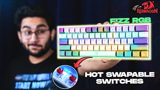 Redragon K617 Fizz RGB  60 Mechanical Keyboard Review  Budget Buys Ep 69 [upl. by Oremar]