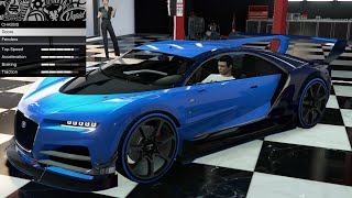 GTA 5  Past DLC Vehicle Customization  Truffade Nero Custom Bugatti Vision GT [upl. by Eloken344]