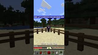 1 VS 1000 Witches In Minecraft minecraft minecraftshorts minecraftmemes [upl. by Zeuqram]