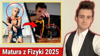 Zadania do matury z fizyki 2  Gośka i Ewa umówiły się matura fizyka 2025 [upl. by Lledroc756]