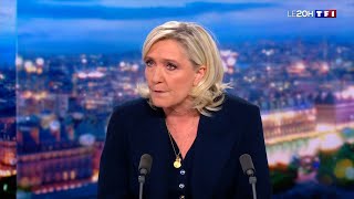 Marine Le Pen  « Cest ma mort politique qui est réclamée » [upl. by Aehtrod145]