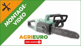 Montagevideo  Elektro Kettensäge Bosch Universal Chain 35 [upl. by Cariotta426]