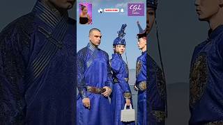 Mongolian touches in modern street fashion street fashion traditionalcostume [upl. by Medea]