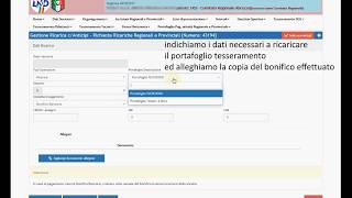 TUTORIAL DEMAT 04 ricarica portafoglio tesseramenti con bonifico completo [upl. by Fey290]