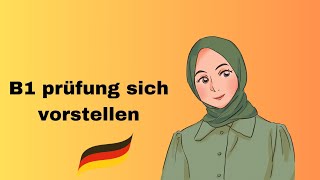 b1 prüfung sprechen sich vorstellen Deutsch lernen für Anfänger [upl. by Ellemaj]