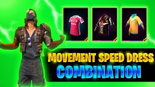 MOVEMENT SPEED DRESS COMBINATION video videos trending freefire 🔥🔥🔥 [upl. by Nailil8]