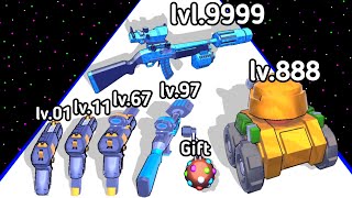 2024 weapons Master Level Up Guns 3D Gameplay Part 1 [upl. by Ivo721]